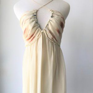 THIRD MILLENIUM Tie Dye Silk Strappy Dress Size XS